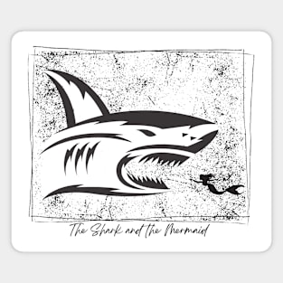 The Shark and the Mermaid Tee! Magnet